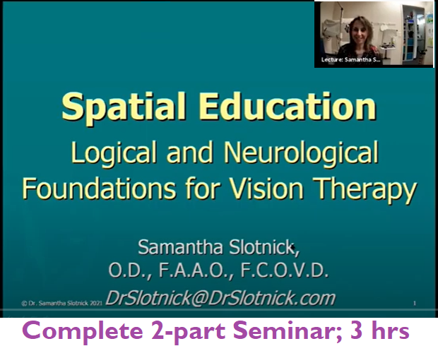 Spatial Education: Complete 2-part Seminar, 3 hours Continuing Education